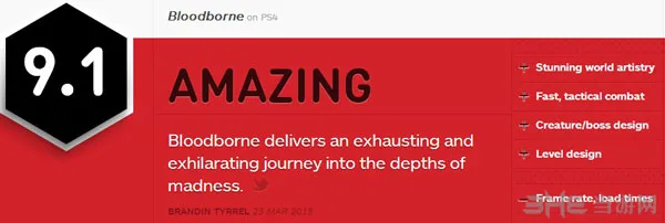 《血源BloodBorne》获IGN9.1评分 令人疯狂的深渊冒险之旅