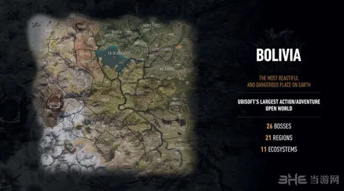 《幽灵行动：荒野》最大开放世界游戏曝光 21区域26BOSS