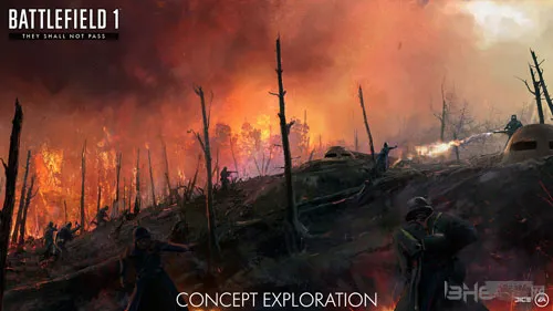 《战地1》资料片概念图首现 凡尔登战役的恶魔熔炉