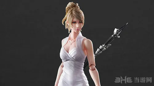 《最终幻想15》露娜手办发布 一身白衣尽显女神气质