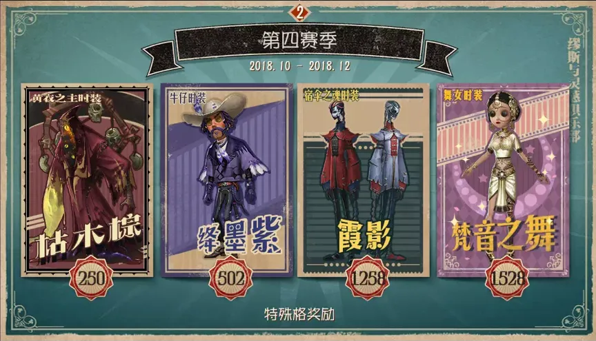 新一轮推演！ 《第五人格》第四赛季