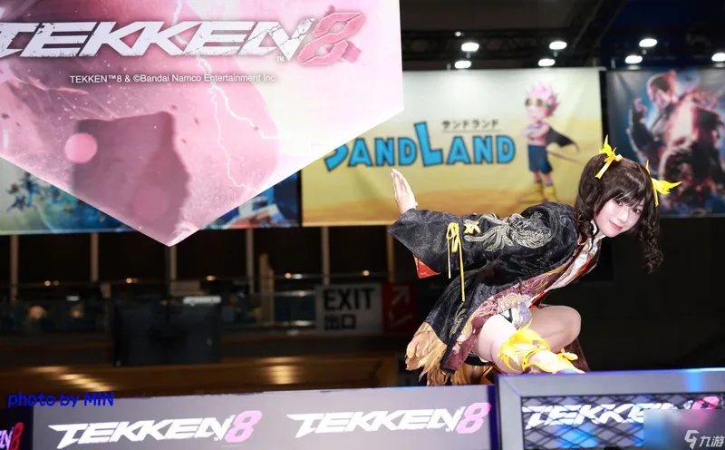 TGS23《铁拳8》展台凌晓雨Cos 很漂亮还原度高
