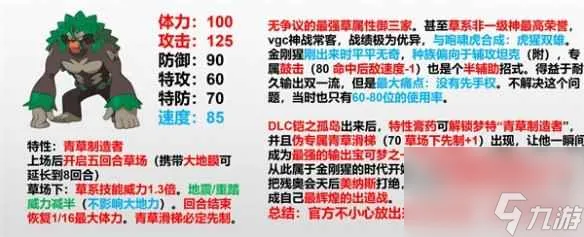 《宝可梦朱紫》轰擂金刚猩分析