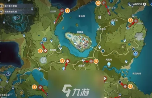 原神蒙德地灵龛在哪里-十个地灵龛在哪里路线图