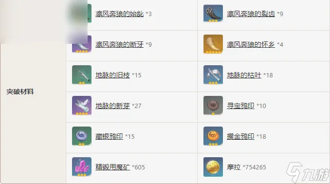 原神降临之剑属性介绍