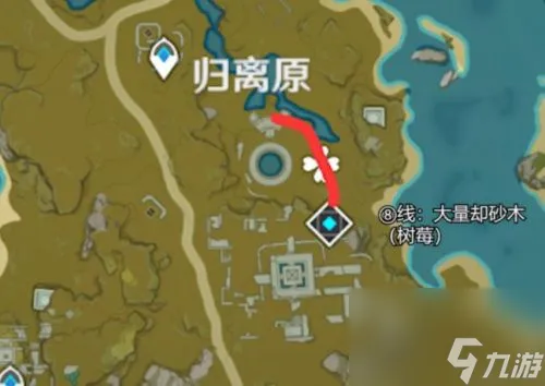 原神却砂木哪里多木位置