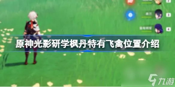原神光影研学枫丹特有飞禽位置一览