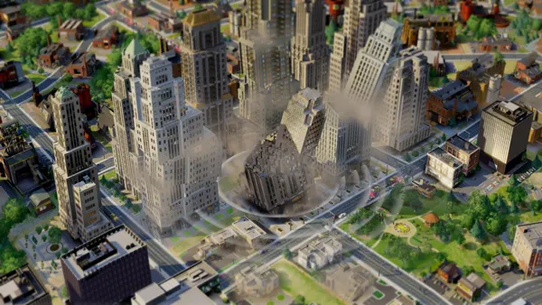 模拟城市5最新灾难截图公布 挡不住的天灾外星祸