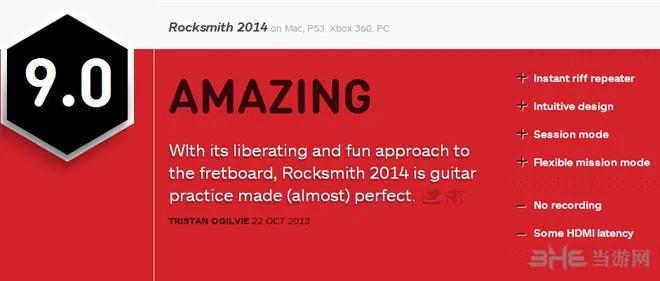 摇滚史密斯2014获IGN9.0高分 前所未有的全新体验