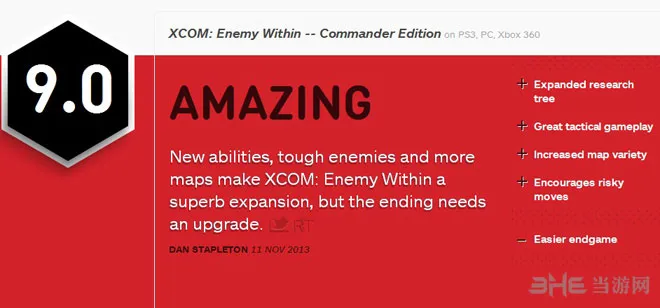 幽浮内部敌人获IGN9.0超高评价 战略优秀结局还需改善