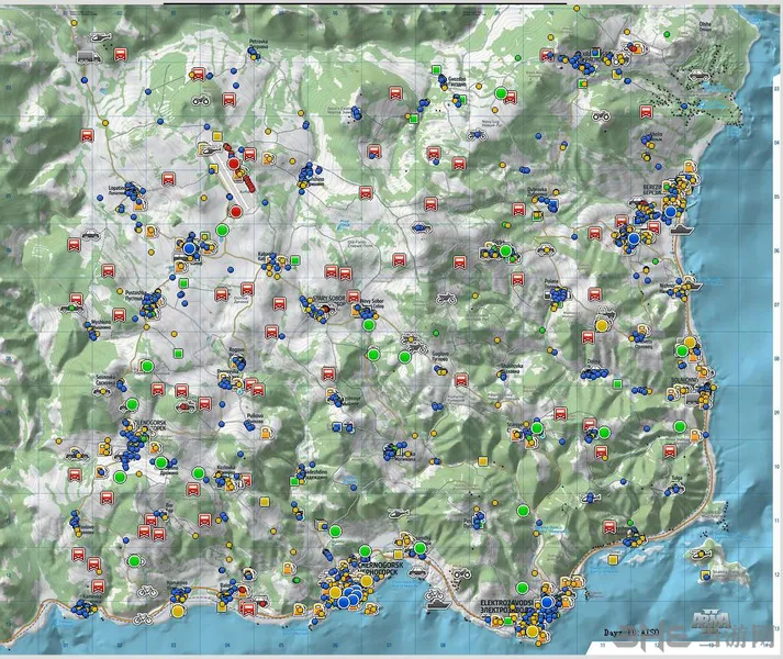 dayz独立版高清地图分享