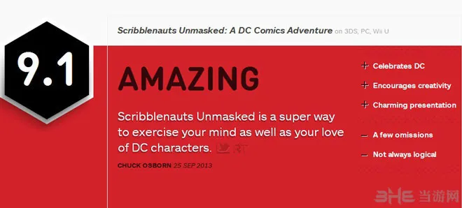 涂鸦冒险家：DC漫画大冒险获IGN9.1高分 DC漫画英雄全出场