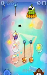 割绳子玩穿越3-9三星图文攻略
