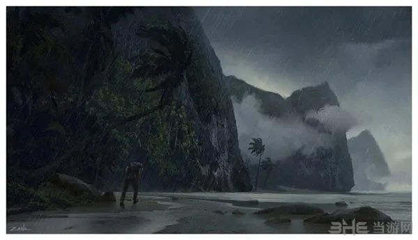 《神秘海域4盗贼末路》最新概念图曝光 深入神秘孤岛