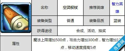 全民英雄空灵权杖获得攻略