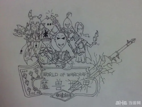 魔兽世界手绘版走红网络 普通玩家讲诉超有爱游戏世界