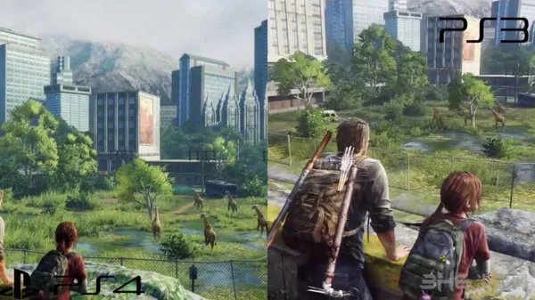 美国末日两代主机画面大PK PS4完爆PS3
