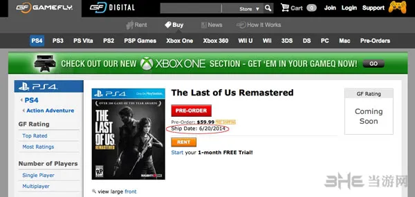 美国末日PS4版究竟何时上市？ 零售商泄密8月7日