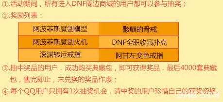 DNF暑假创新世纪典藏包活动攻略