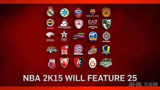 NBA2K15新片预告曝光 欧洲球队阵容将扩至25支