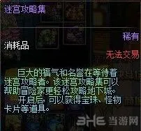 DNF地下城与勇士迷宫攻略集有什么用