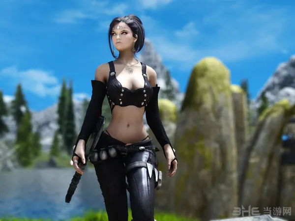 上古卷轴5天际mod美图放出 少女玉体逼真不已