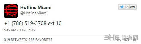 迈阿密热线2空号发售日疑似泄露 网传3月10日发售