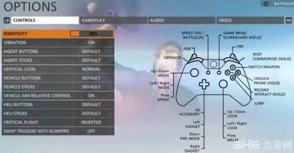 战地硬仗beta操作说明 Xbox手柄键位设置翻译