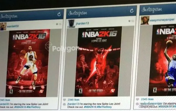 NBA2k16封面图疑似曝光 三位球星纷纷上榜