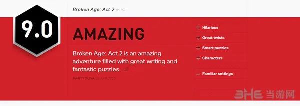破碎时光第二章获IGN9.0超高评分 机智的解谜让人沉迷