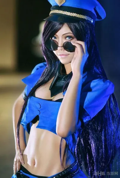 英雄联盟皮城女警cosplay1(gonglue1.com)