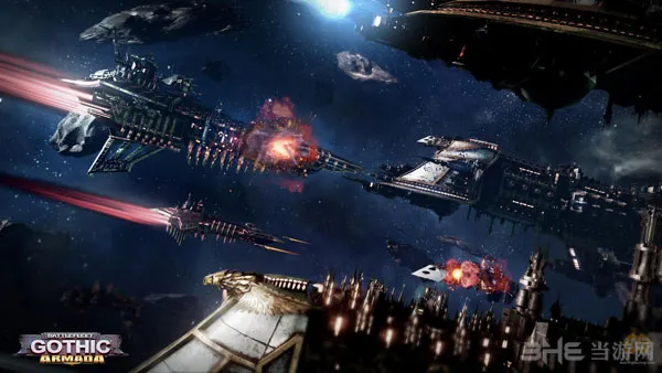 哥特舰队阿玛达最新游戏截图赏 太空混战刺激不已