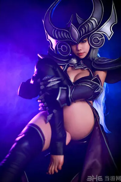 英雄联盟辛德拉cosplay 螺旋猫成员性感演绎