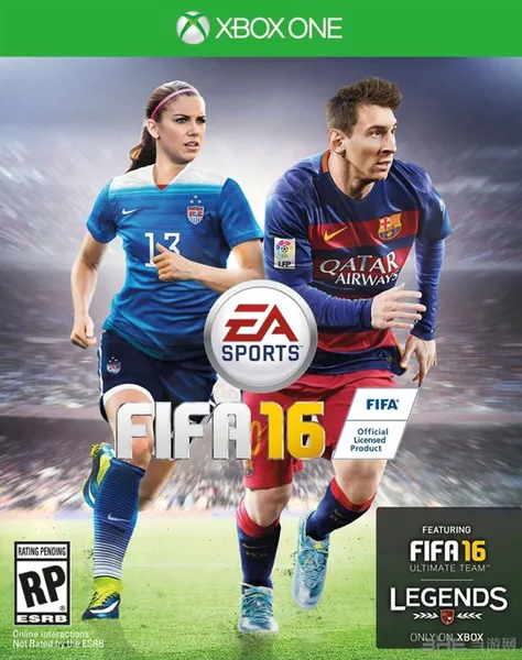 FIFA16最新封面放出 阿莱克斯摩根与梅西相遇