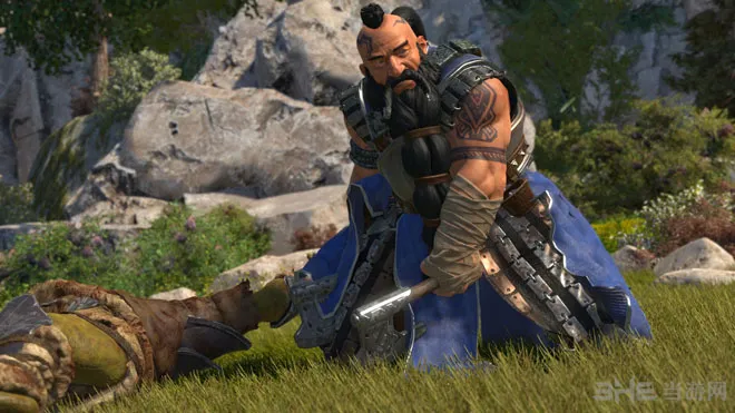 《矮人》首批游戏截图放出 帅气矮人与小伙伴一同战斗