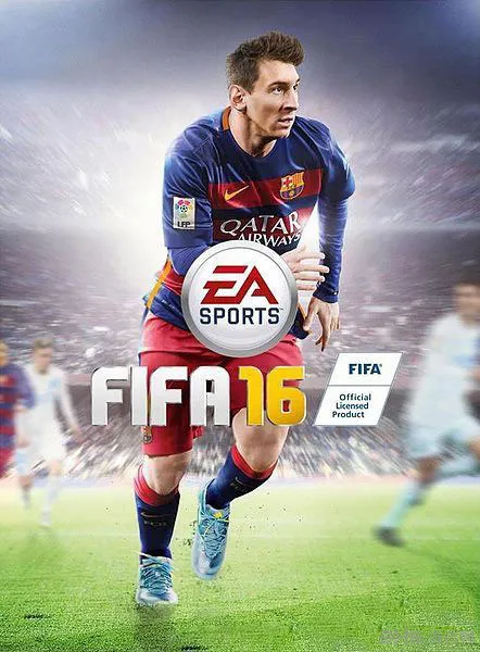 《FIFA16》全球版封面公布 球王梅西锐不可当