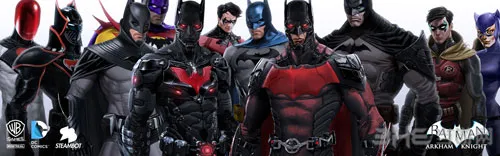 蝙蝠侠阿卡姆骑士皮肤DLC概念图放出 超级酷炫备受瞩目