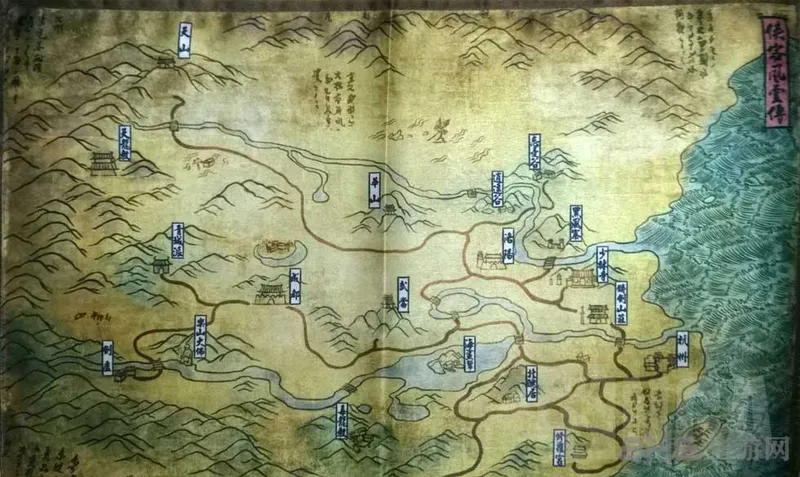侠客风云传官方攻略扫描地图1(gonglue1.com)