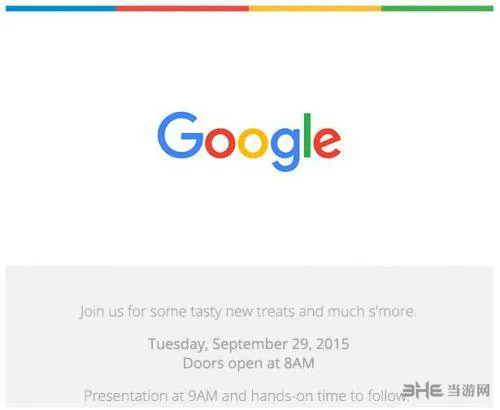 谷歌2015秋季发布会9月29日召开 Nexus新机上市