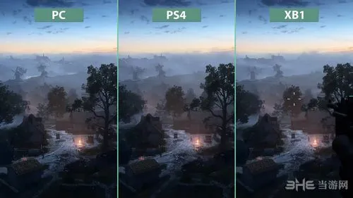 《战地1》PC与主机平台画质对比视频 PC优势非常明显