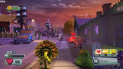 《植物大战僵尸：花园战争2》PS4及Xbox One画面对比