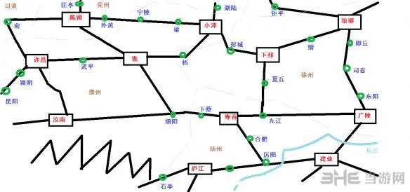 三国志13所有据点的关隘与地名各是