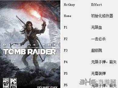 古墓丽影崛起六项修改器怎么使用 六项修改器使用教程解析