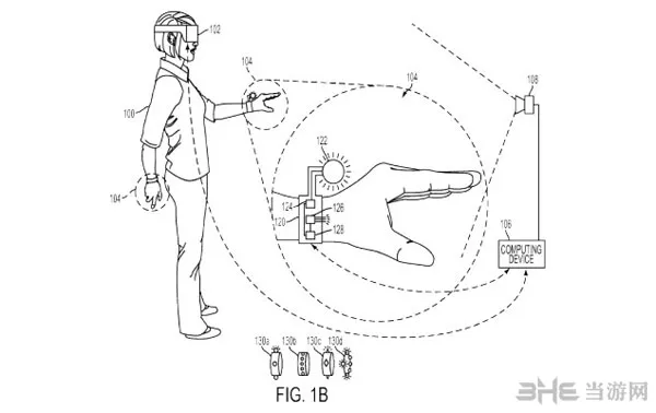 索尼VR手套专利图2(gonglue1.com)