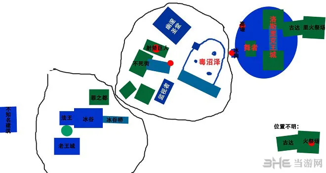 黑暗之魂3世界地图及攻略路线图分