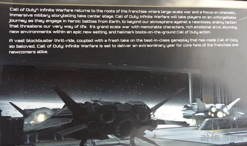 《使命召唤13：无限战争》游戏画面放出 广告现战机身影