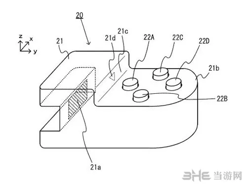 这个专利也许是任天堂新主机NX的交互部件