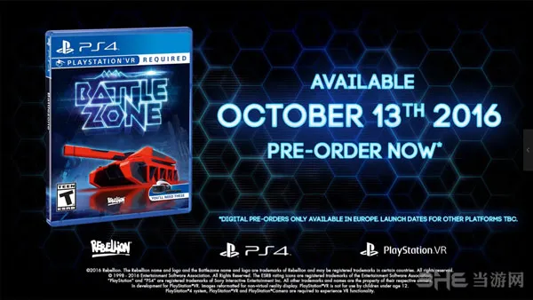 PS VR全新驾驶射击大作《战争地带》Battlezone宣传片发布