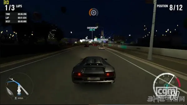 《极限竞速：地平线3》超长实机演示视频发布 夜城激情竞速