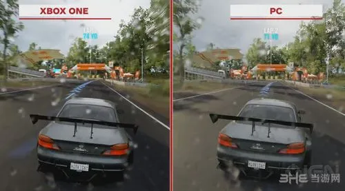 《极限竞速：地平线3》PC主机画面对比视频 以假乱真